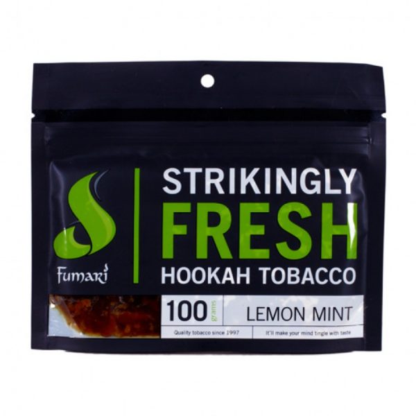 Табак для кальяна Fumari - Lemon mint (Мята с лимоном) 100гр фото