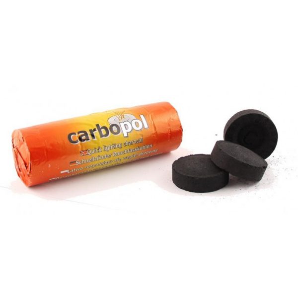 Уголь для кальяна саморазжигающийся Carbopol (Карбопол) 35 мм фото