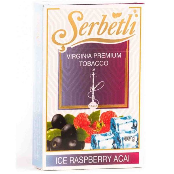 Табак для кальяна Serbetli - Ice Raspberry Acai (Ледяные Малина Асаи) 50гр фото