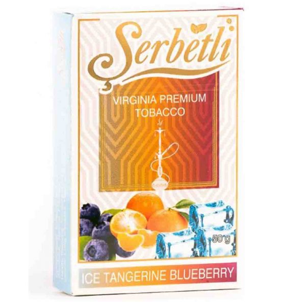 Табак для кальяна Serbetli - Ice Tangerine Blueberry (Ледяные Мандарин и Черника) 50гр фото