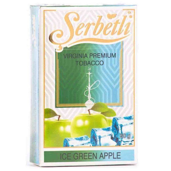Табак для кальяна Serbetli - Ice with Green Apple (Ледяное зеленое яблоко) 50гр фото