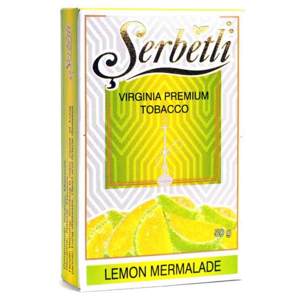 Табак для кальяна Serbetli - Lemon Marmelade (Лимонный мармелад с сахаром) 50гр фото