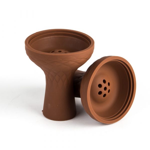 Чашка для кальяна силиконовая - (BS-4) brown фото