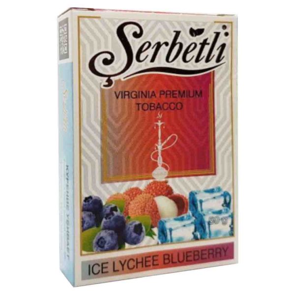 Табак для кальяна Serbetli - Ice Lychee Blueberry (Ледяные черника и личи) 50гр фото