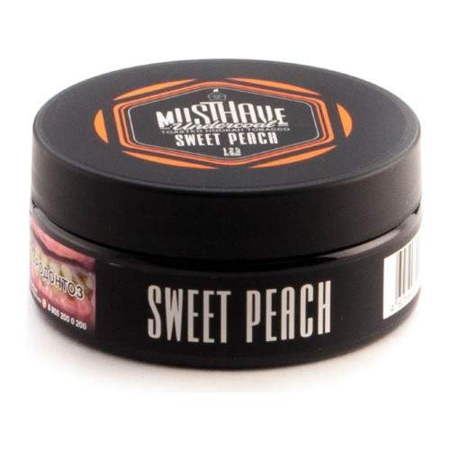 Табак для кальяна Must Have - Sweet peach (Сладкий персик) 125гр фото