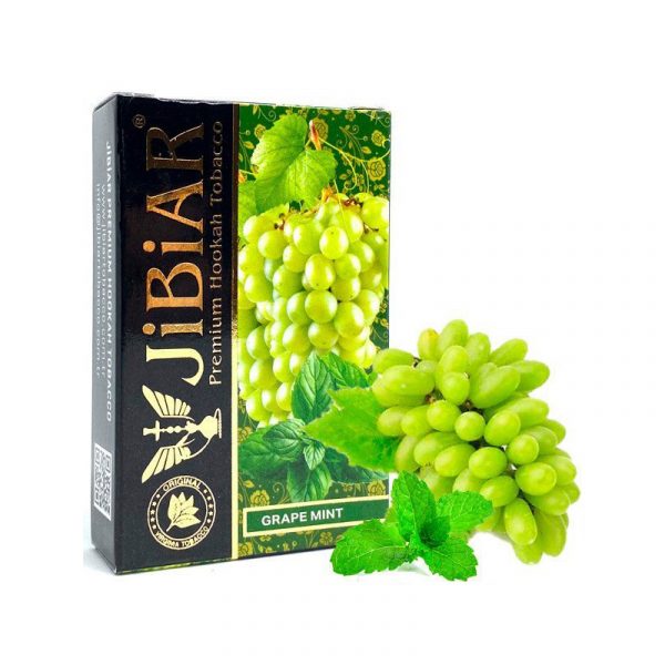 Табак для кальяна Jibiar - Grape Mint (Виноград Мята) 50гр фото