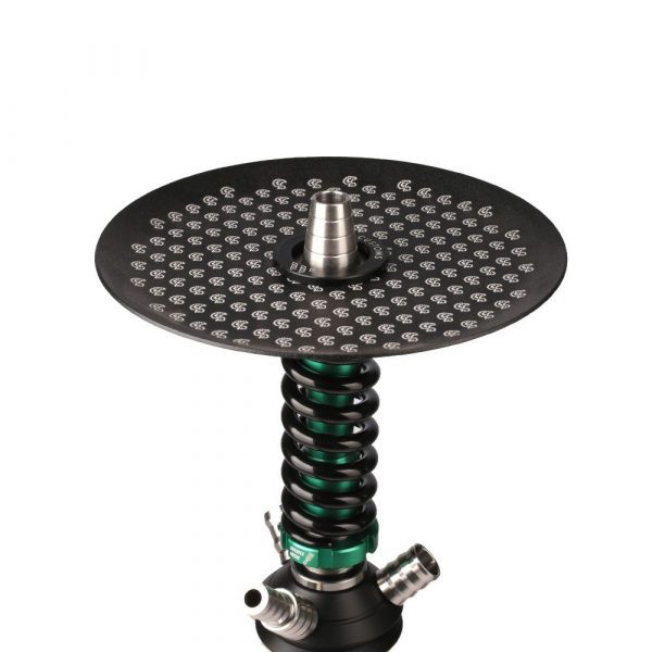 Кальян Mamay Customs Coilovers (Micro Зеленый/черный) - 35 см фотография 3