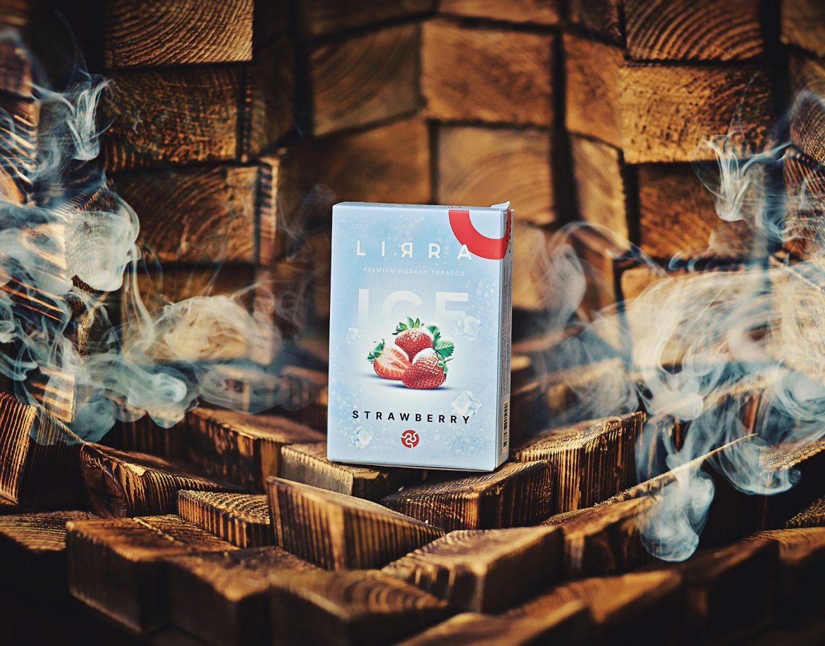 Табак для кальяна Lirra - Ice Strawberry (Клубника со Льдом) 50гр фотография 1