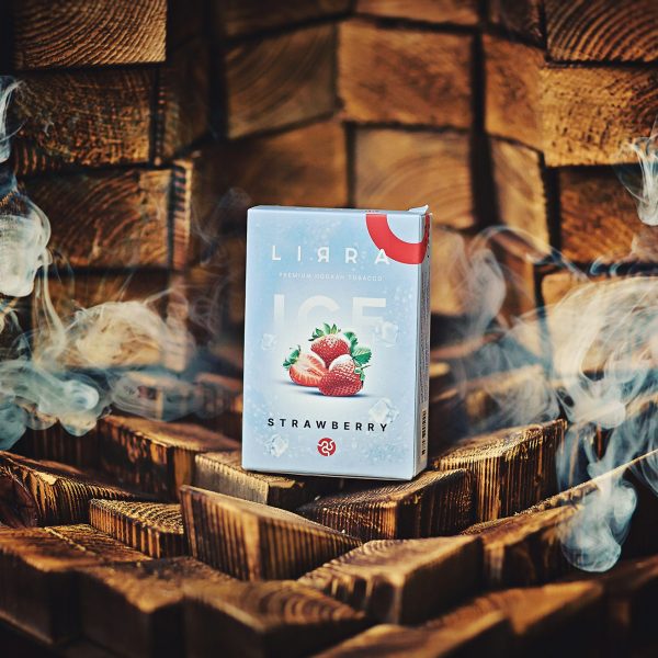 Табак для кальяна Lirra - Ice Strawberry (Клубника со Льдом) 50гр фото