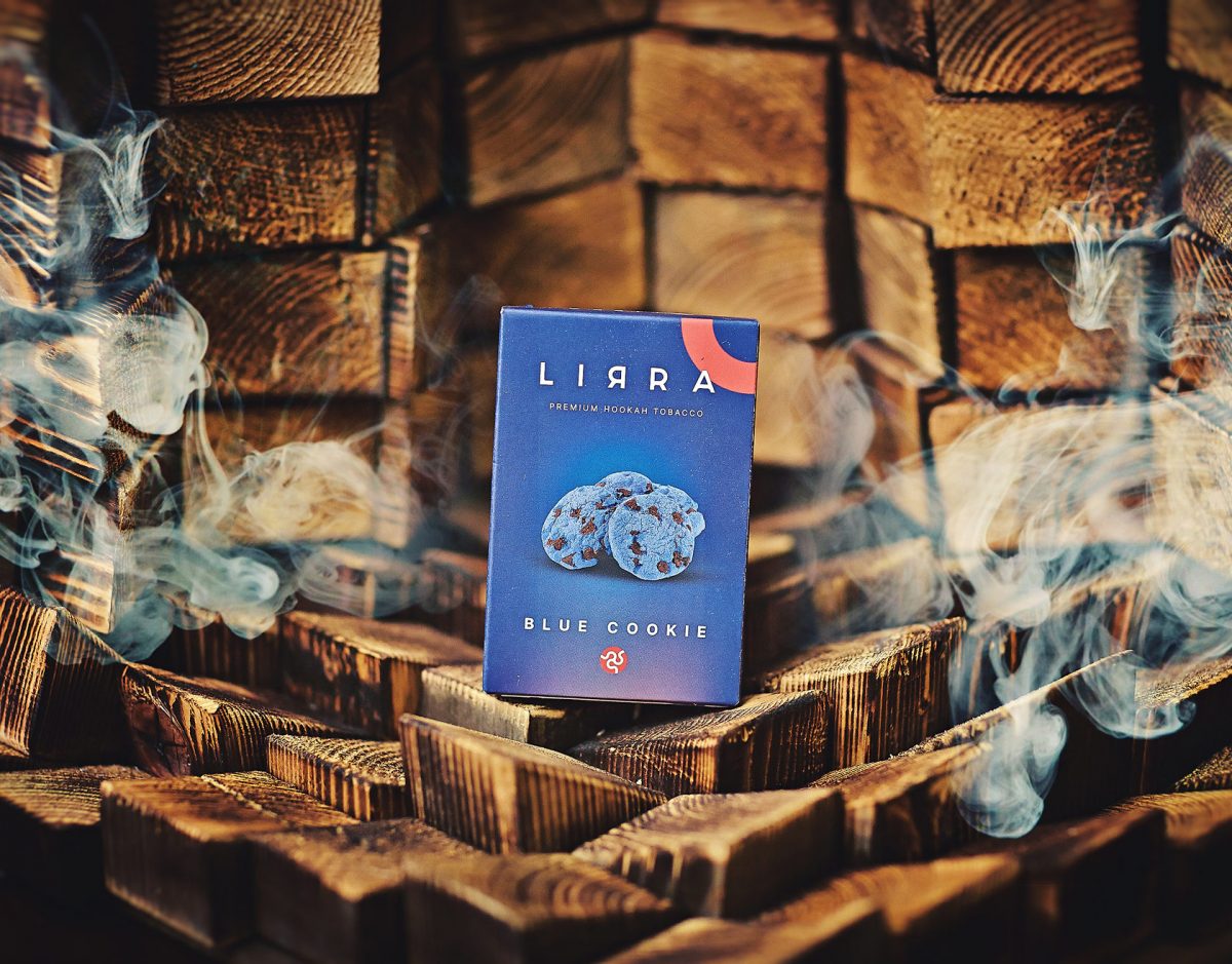 Табак для кальяна Lirra - Blue Cookie (Черничное Печенье) 50гр фотография 1