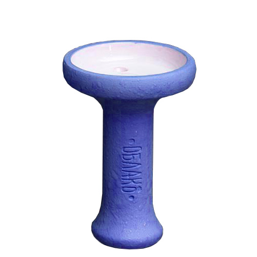 Чаша для кальяна Облако - black mono (dark blue) фото