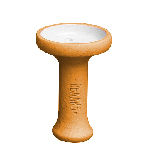 Чаша для кальяна Облако - black mono (orange) фото