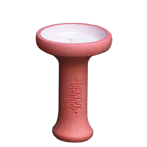 Чаша для кальяна Облако - black mono (pink) фото