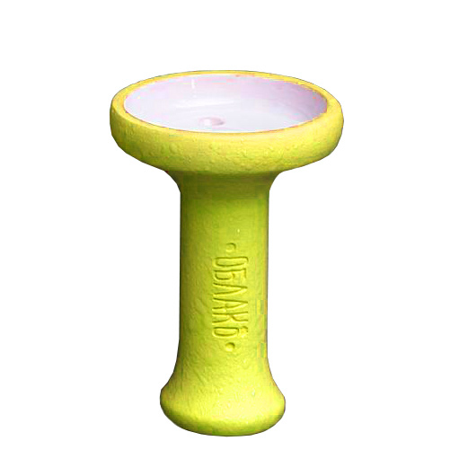 Чаша для кальяна Облако - black mono (yellow) фото