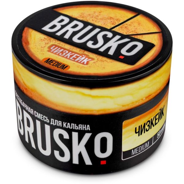 Бестабачная смесь для кальяна Brusko Medium – Чизкейк 50гр фото