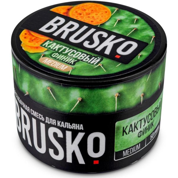 Бестабачная смесь для кальяна Brusko Medium – Кактусовый Финик 50гр фото