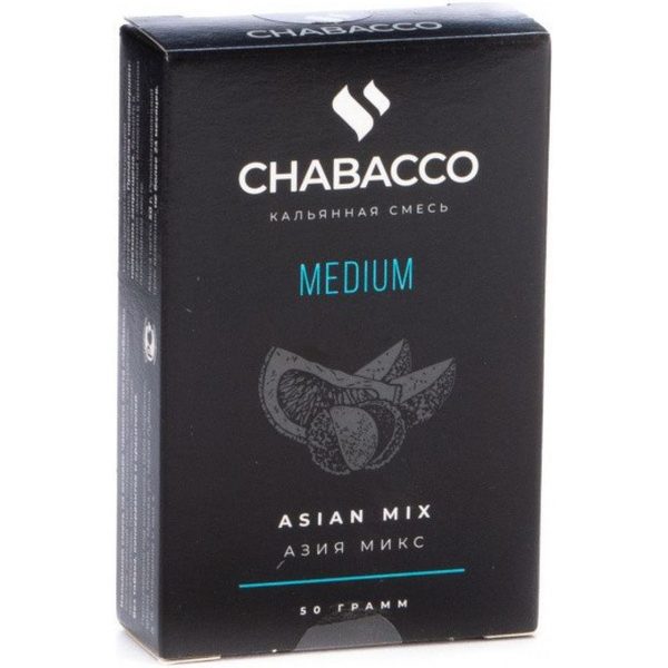Бестабачная смесь для кальяна Chabacco Medium - Asian Mix (Азия Микс) 50гр фото