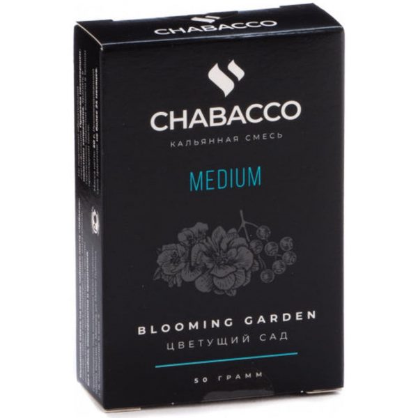 Бестабачная смесь для кальяна Chabacco Medium - Blooming Garden (Цветущий Сад) 50гр фото