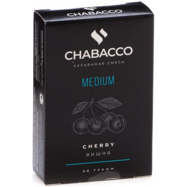 Бестабачная смесь для кальяна Chabacco Medium - Cherry (Вишня) 50гр фото