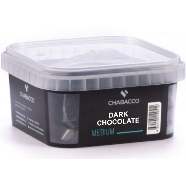 Бестабачная смесь для кальяна Chabacco Medium - Dark Chocolate (Темный Шоколад) 200гр фото