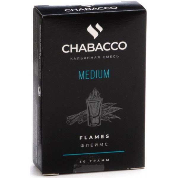 Бестабачная смесь для кальяна Chabacco Medium - Flames (Флеймс) 50гр фото