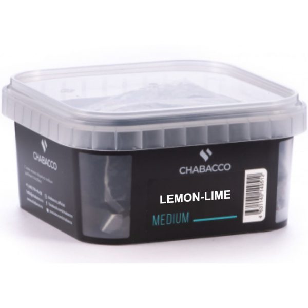 Бестабачная смесь для кальяна Chabacco Medium -  Lemon – Lime (Лимон – Лайм) 200гр фото