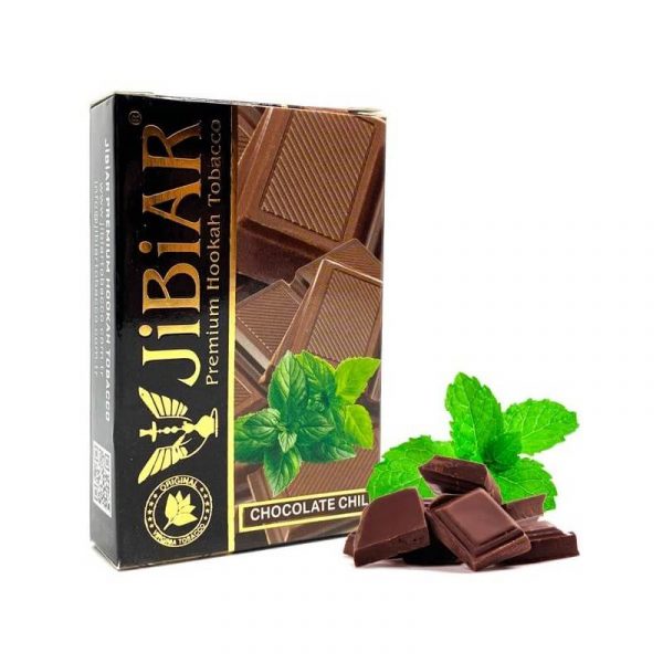 Табак для кальяна Jibiar - Chocolate Chill (Шоколад Мята) 50гр фото