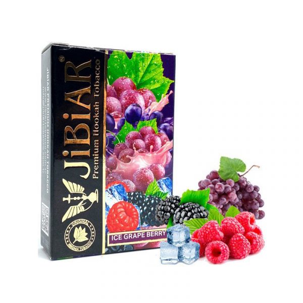 Табак для кальяна Jibiar - Ice Grape Berry (Лед Виноград Ягоды) 50гр фото