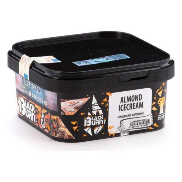 Табак для кальяна Black Burn - Almond Ice cream (Миндальное Мороженое) 200гр фото