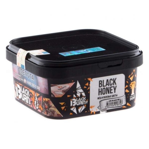 Табак для кальяна Black Burn - Black Honey (Мед и Полевые Цветы) 200гр фото