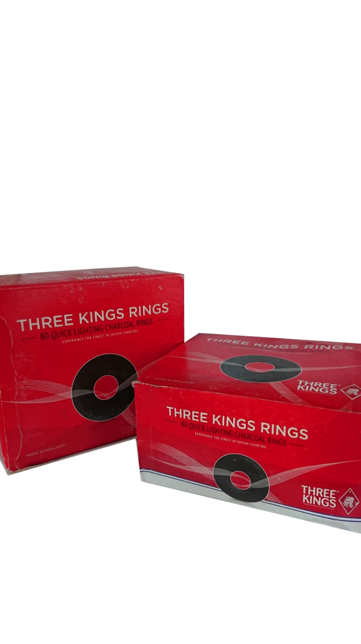 Уголь для кальяна саморазжигающийся (Three Kings) | Интернет магазин .