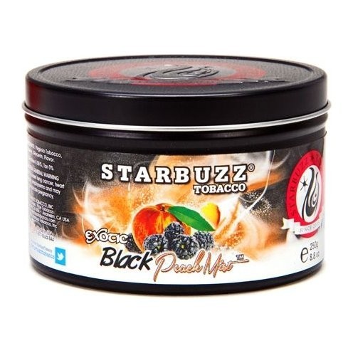 Табак для кальяна Starbuzz - Black Peach Mist (Ежевично-Персиковый Туман) 250гр фото