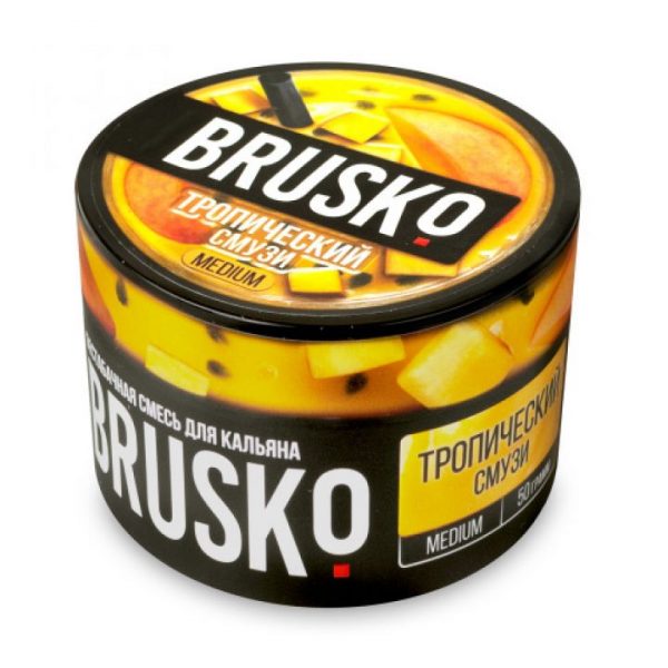 Бестабачная смесь для кальяна Brusko Medium – Тропический Смузи 50гр фото
