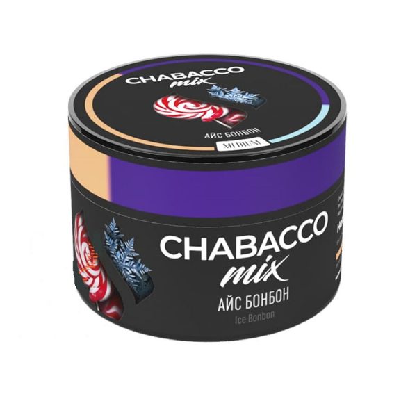 Бестабачная смесь для кальяна Chabacco Mix  — Ice Bon Bon 50гр фото