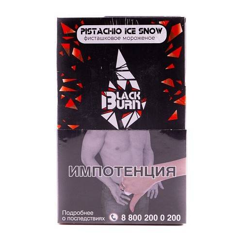 Табак для кальяна Black Burn - Pistachio Ice Snow (Фисташковый Ледовый Снег) 100гр фото