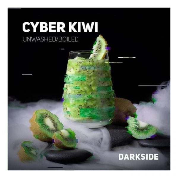 Табак для кальяна Darkside Core - Cyber Kiwi (Кибер Киви) 250гр фото