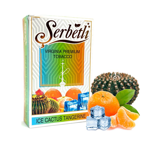 Табак для кальяна Serbetli -  Ice Cactus Tangerine (Лед кактус Мандарин) 50гр фото
