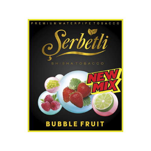 Табак для кальяна Serbetli - Bubble Fruit (Фруктовая жвачка) 50гр фото