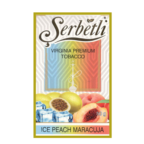 Табак для кальяна Serbetli - Ice Peach Maracuja (Ледяной Персик-Маракуйя) 50гр фото