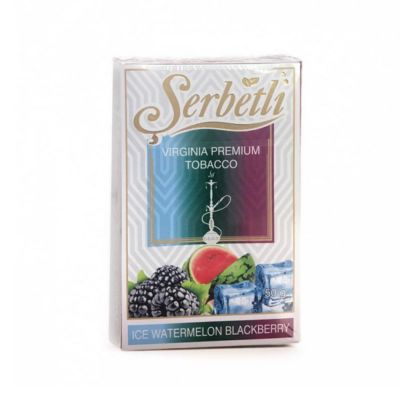 Табак для кальяна Serbetli - Ice Blackberry Watermelon (Ежевика, Арбуз, Лед) 50гр фото