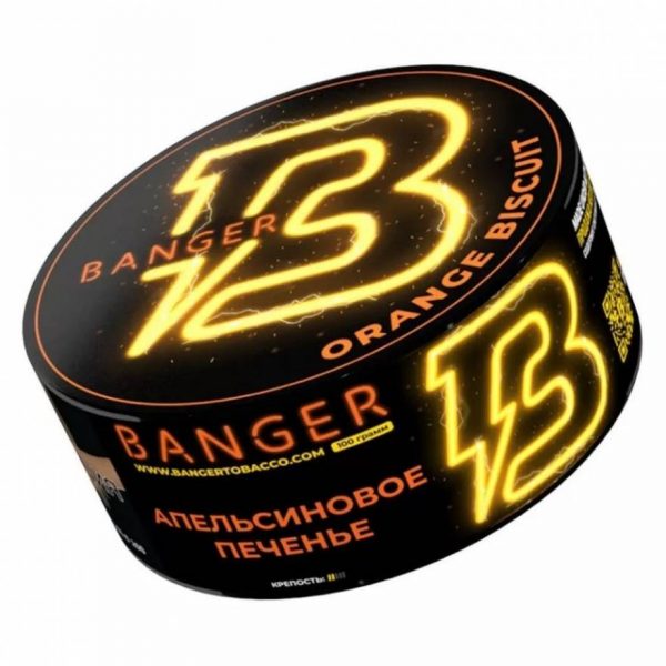 Табак для кальяна Banger - Orange Biscuit (Апельсиновое Печенье) 100гр фото