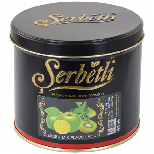 Табак для кальяна Serbetli - Green mix (Зеленый Микс) 1 кг фото