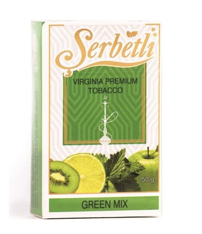 Табак для кальяна Serbetli — Green Mix (Зеленый Микс) 50гр фото