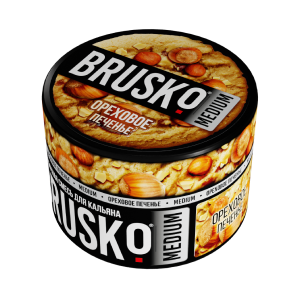 Бестабачная смесь для кальяна Brusko Medium – Ореховое Печенье 50гр фото