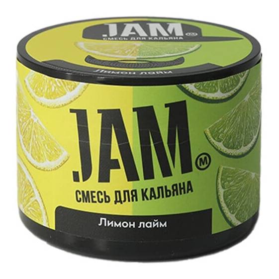 Бестабачная смесь для кальяна JAM - Лимон Лайм 50гр фото