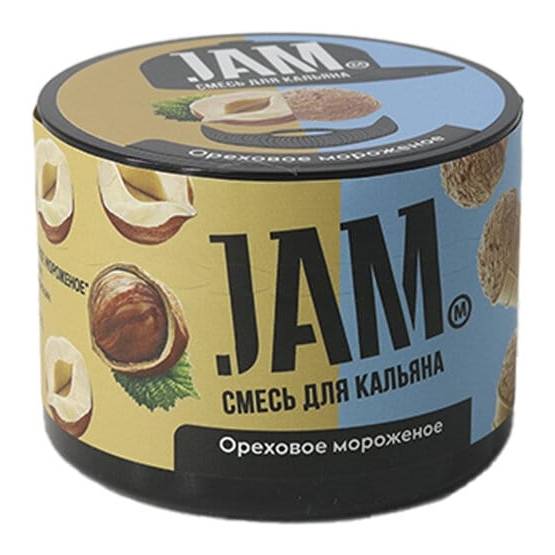Бестабачная смесь для кальяна JAM - Ореховое Мороженое 50гр фото
