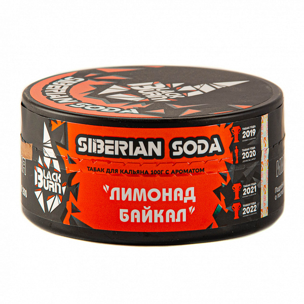 Табак для кальяна Black Burn - Siberian soda (Лимонад байкал) 100гр фото