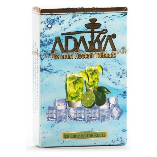 Табак для кальяна Adalya — Ice Lime on the Rocks (Ледяной лайм) 50гр фото