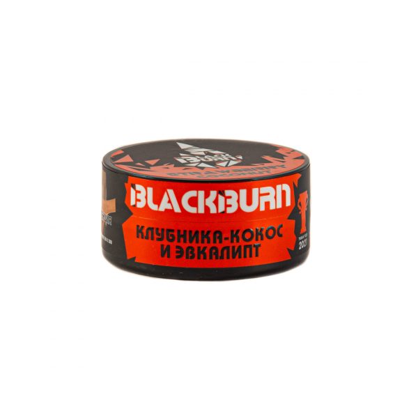 Табак для кальяна Black Burn — Strawberry Coconut (Клубника - Кокос и Эвкалипт) 25гр фото