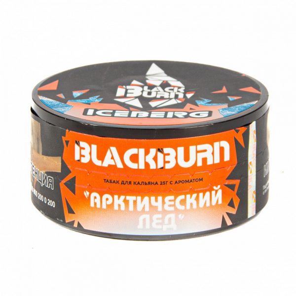 Табак для кальяна Black Burn — IceBerg (Арктический Лёд) 25гр фото